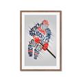 Picture of Hockey Words Player _GroupedProduct_Rectangle_Portrait_Mini_ _GroupedProduct_Rectangle_Portrait_Framed_Matted_