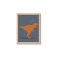 Picture of Orange T-rex Rawr _GroupedProduct_Rectangle_Portrait_Mini_ _GroupedProduct_Rectangle_Portrait_Framed_Matted_