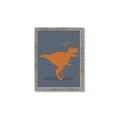 Picture of Orange T-rex Rawr _GroupedProduct_Rectangle_Portrait_Mini_ _GroupedProduct_Rectangle_Portrait_Framed_Matted_