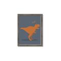 Picture of Orange T-rex Rawr _GroupedProduct_Rectangle_Portrait_Mini_ _GroupedProduct_Rectangle_Portrait_Framed_Matted_