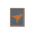 Picture of Orange T-rex Rawr _GroupedProduct_Rectangle_Portrait_Mini_ _GroupedProduct_Rectangle_Portrait_Framed_Matted_
