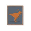 Picture of Orange T-rex Rawr _GroupedProduct_Rectangle_Portrait_Mini_ _GroupedProduct_Rectangle_Portrait_Framed_Matted_