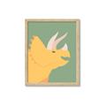 Picture of Yellow Triceratops _GroupedProduct_Rectangle_Portrait_Mini_ _GroupedProduct_Rectangle_Portrait_Framed_Matted_