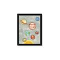 Picture of Watercolour Solar System I _GroupedProduct_Rectangle_Portrait_Mini_ _GroupedProduct_Rectangle_Portrait_Framed_Matted_