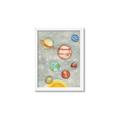 Picture of Watercolour Solar System I _GroupedProduct_Rectangle_Portrait_Mini_ _GroupedProduct_Rectangle_Portrait_Framed_Matted_