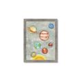 Picture of Watercolour Solar System I _GroupedProduct_Rectangle_Portrait_Mini_ _GroupedProduct_Rectangle_Portrait_Framed_Matted_