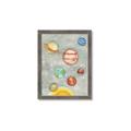 Picture of Watercolour Solar System I _GroupedProduct_Rectangle_Portrait_Mini_ _GroupedProduct_Rectangle_Portrait_Framed_Matted_