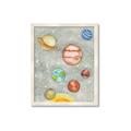 Picture of Watercolour Solar System I _GroupedProduct_Rectangle_Portrait_Mini_ _GroupedProduct_Rectangle_Portrait_Framed_Matted_