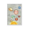 Picture of Watercolour Solar System I _GroupedProduct_Rectangle_Portrait_Mini_ _GroupedProduct_Rectangle_Portrait_Framed_Matted_