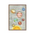Picture of Watercolour Solar System I _GroupedProduct_Rectangle_Portrait_Mini_ _GroupedProduct_Rectangle_Portrait_Framed_Matted_