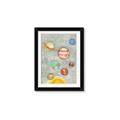 Picture of Watercolour Solar System I _GroupedProduct_Rectangle_Portrait_Mini_ _GroupedProduct_Rectangle_Portrait_Framed_Matted_