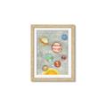 Picture of Watercolour Solar System I _GroupedProduct_Rectangle_Portrait_Mini_ _GroupedProduct_Rectangle_Portrait_Framed_Matted_