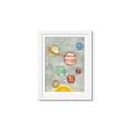 Picture of Watercolour Solar System I _GroupedProduct_Rectangle_Portrait_Mini_ _GroupedProduct_Rectangle_Portrait_Framed_Matted_