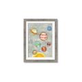Picture of Watercolour Solar System I _GroupedProduct_Rectangle_Portrait_Mini_ _GroupedProduct_Rectangle_Portrait_Framed_Matted_