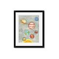 Picture of Watercolour Solar System I _GroupedProduct_Rectangle_Portrait_Mini_ _GroupedProduct_Rectangle_Portrait_Framed_Matted_