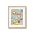 Picture of Watercolour Solar System I _GroupedProduct_Rectangle_Portrait_Mini_ _GroupedProduct_Rectangle_Portrait_Framed_Matted_