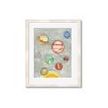 Picture of Watercolour Solar System I _GroupedProduct_Rectangle_Portrait_Mini_ _GroupedProduct_Rectangle_Portrait_Framed_Matted_