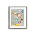 Picture of Watercolour Solar System I _GroupedProduct_Rectangle_Portrait_Mini_ _GroupedProduct_Rectangle_Portrait_Framed_Matted_