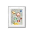 Picture of Watercolour Solar System I _GroupedProduct_Rectangle_Portrait_Mini_ _GroupedProduct_Rectangle_Portrait_Framed_Matted_
