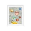 Picture of Watercolour Solar System I _GroupedProduct_Rectangle_Portrait_Mini_ _GroupedProduct_Rectangle_Portrait_Framed_Matted_