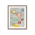Picture of Watercolour Solar System I _GroupedProduct_Rectangle_Portrait_Mini_ _GroupedProduct_Rectangle_Portrait_Framed_Matted_