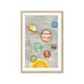 Picture of Watercolour Solar System I _GroupedProduct_Rectangle_Portrait_Mini_ _GroupedProduct_Rectangle_Portrait_Framed_Matted_