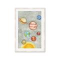 Picture of Watercolour Solar System I _GroupedProduct_Rectangle_Portrait_Mini_ _GroupedProduct_Rectangle_Portrait_Framed_Matted_