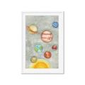 Picture of Watercolour Solar System I _GroupedProduct_Rectangle_Portrait_Mini_ _GroupedProduct_Rectangle_Portrait_Framed_Matted_