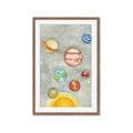 Picture of Watercolour Solar System I _GroupedProduct_Rectangle_Portrait_Mini_ _GroupedProduct_Rectangle_Portrait_Framed_Matted_