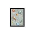 Picture of Watercolour Solar System II _GroupedProduct_Rectangle_Portrait_Mini_ _GroupedProduct_Rectangle_Portrait_Framed_Matted_