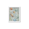 Picture of Watercolour Solar System II _GroupedProduct_Rectangle_Portrait_Mini_ _GroupedProduct_Rectangle_Portrait_Framed_Matted_