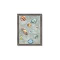 Picture of Watercolour Solar System II _GroupedProduct_Rectangle_Portrait_Mini_ _GroupedProduct_Rectangle_Portrait_Framed_Matted_