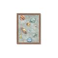 Picture of Watercolour Solar System II _GroupedProduct_Rectangle_Portrait_Mini_ _GroupedProduct_Rectangle_Portrait_Framed_Matted_