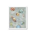 Picture of Watercolour Solar System II _GroupedProduct_Rectangle_Portrait_Mini_ _GroupedProduct_Rectangle_Portrait_Framed_Matted_