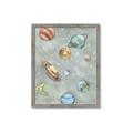 Picture of Watercolour Solar System II _GroupedProduct_Rectangle_Portrait_Mini_ _GroupedProduct_Rectangle_Portrait_Framed_Matted_
