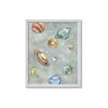 Picture of Watercolour Solar System II _GroupedProduct_Rectangle_Portrait_Mini_ _GroupedProduct_Rectangle_Portrait_Framed_Matted_