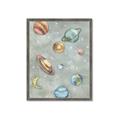Picture of Watercolour Solar System II _GroupedProduct_Rectangle_Portrait_Mini_ _GroupedProduct_Rectangle_Portrait_Framed_Matted_