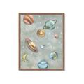 Picture of Watercolour Solar System II _GroupedProduct_Rectangle_Portrait_Mini_ _GroupedProduct_Rectangle_Portrait_Framed_Matted_