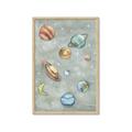 Picture of Watercolour Solar System II _GroupedProduct_Rectangle_Portrait_Mini_ _GroupedProduct_Rectangle_Portrait_Framed_Matted_