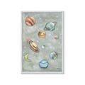 Picture of Watercolour Solar System II _GroupedProduct_Rectangle_Portrait_Mini_ _GroupedProduct_Rectangle_Portrait_Framed_Matted_