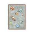 Picture of Watercolour Solar System II _GroupedProduct_Rectangle_Portrait_Mini_ _GroupedProduct_Rectangle_Portrait_Framed_Matted_