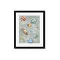 Picture of Watercolour Solar System II _GroupedProduct_Rectangle_Portrait_Mini_ _GroupedProduct_Rectangle_Portrait_Framed_Matted_