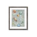 Picture of Watercolour Solar System II _GroupedProduct_Rectangle_Portrait_Mini_ _GroupedProduct_Rectangle_Portrait_Framed_Matted_