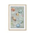 Picture of Watercolour Solar System II _GroupedProduct_Rectangle_Portrait_Mini_ _GroupedProduct_Rectangle_Portrait_Framed_Matted_