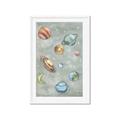 Picture of Watercolour Solar System II _GroupedProduct_Rectangle_Portrait_Mini_ _GroupedProduct_Rectangle_Portrait_Framed_Matted_