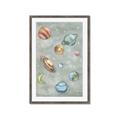 Picture of Watercolour Solar System II _GroupedProduct_Rectangle_Portrait_Mini_ _GroupedProduct_Rectangle_Portrait_Framed_Matted_