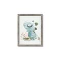 Picture of Sleepy Dino _GroupedProduct_Rectangle_Portrait_Mini_ _GroupedProduct_Rectangle_Portrait_Framed_Matted_