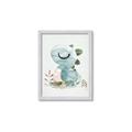 Picture of Sleepy Dino _GroupedProduct_Rectangle_Portrait_Mini_ _GroupedProduct_Rectangle_Portrait_Framed_Matted_