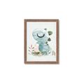 Picture of Sleepy Dino _GroupedProduct_Rectangle_Portrait_Mini_ _GroupedProduct_Rectangle_Portrait_Framed_Matted_