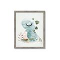 Picture of Sleepy Dino _GroupedProduct_Rectangle_Portrait_Mini_ _GroupedProduct_Rectangle_Portrait_Framed_Matted_